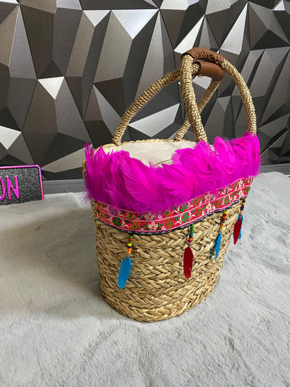 Boho Tasche „Feder“