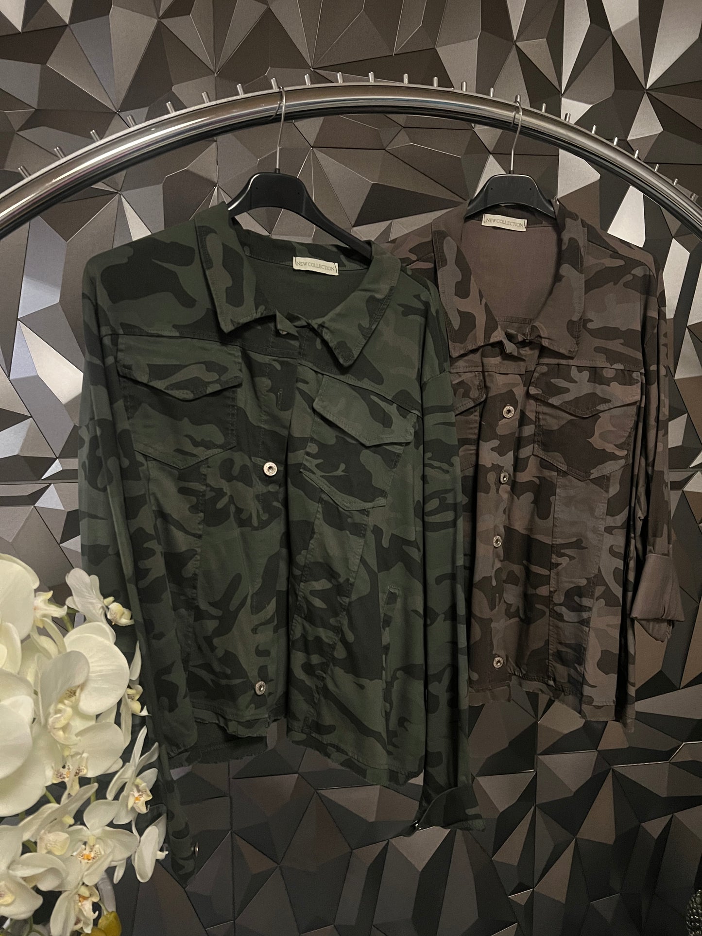 Camouflage Stretchjacke